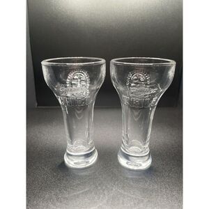 Miller Chill Shot Glasses Set of 2 Thunderbird Design 2 oz. Excellent Condition